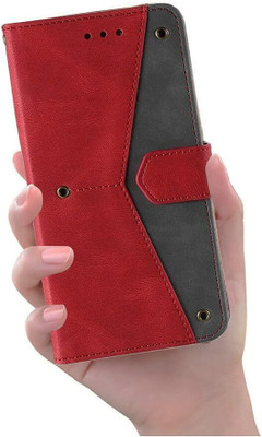 Aaghosh Flip Cover for Vivo Y31 Pro 5G, vivo T4x 5G(Red, Shock Proof, Pack of: 1)