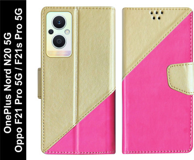 SBMS Flip Cover for OPPO F21 Pro 5G / OPPO F21s Pro 5G / OnePlus Nord N20 5G Back Cover Case(Pink, Shock Proof, Pack of: 1)