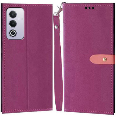 Ideogram Flip Cover for OPPO A3 Pro 5G(Pink, Shock Proof, Pack of: 1)
