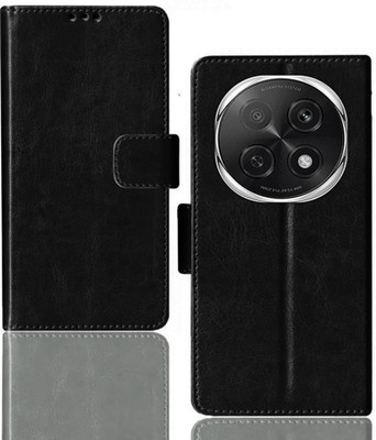 HANIRY Flip Cover for Oppo F29 5G pouch cover | CPH2721 pouch cover | flip cover | Black(Black, Magnetic Case, Pack of: 1)