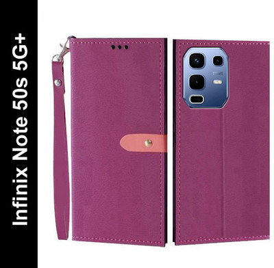 Wynhard Flip Cover for Infinix Note 50s 5G+(Pink, Grip Case, Pack of: 1)