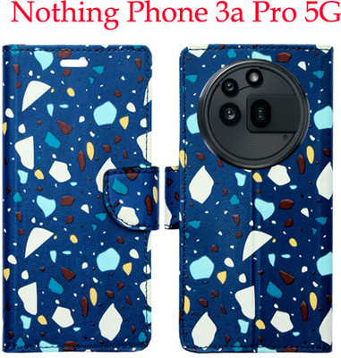 Mxkart Flip Cover for Nothing Phone 3a Pro 5G(Blue, Pack of: 1)