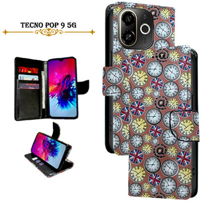 Cutemart Flip Cover for Tecno Pop 9 5G(Multicolor, Pack of: 1)