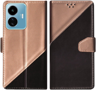SBMS Flip Cover for IQOO Z6 Lite 5G Multicolor(Black, Shock Proof, Pack of: 1)