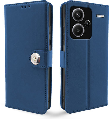 Pikkme Flip Cover for Redmi Note 13 Pro Plus 5G(Blue, Cases with Holder, Pack of: 1)