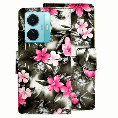 Realgo Flip Cover for Vivo T1 Pro 5G(Black, Pack of: 1)