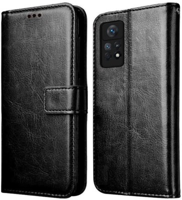 Casesily Flip Cover for Xiaomi Redmi Note 11 Pro Leather Wallet Case(Black, Cases with Holder, Pack of: 1)
