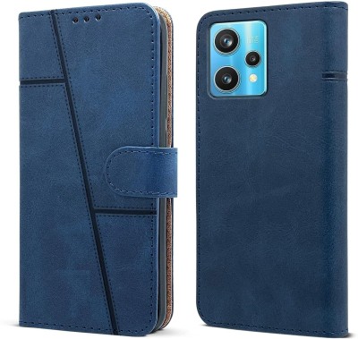 spaziogold Flip Cover for ONEPLUS Nord CE2 Lite 5G(Premium Leather Material | Built-in Stand | Wallet)(Blue, Dual Protection, Pack of: 1)