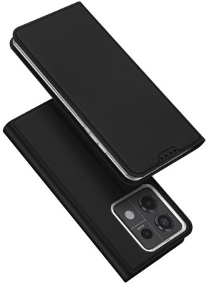 Helix Flip Cover for Redmi Note 13 Pro 5G(Black, Hard Case, Pack of: 1)