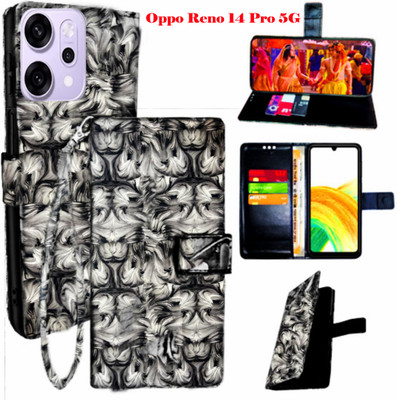 Vacko Flip Cover for Oppo Reno 14 Pro 5G(Purple, Pack of: 1)