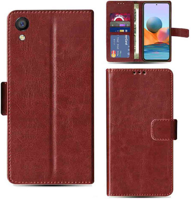 Kalua Mall Flip Cover for Oppo A37 phone flip cover | Oppo A37f phone flip cover | Brown(Brown, Magnetic Case, Pack of: 1)