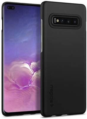 Stunny Front & Back Case for SAMSUNG S10 PLUS(Black, Band, Silicon, Pack of: 1)