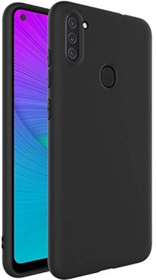 Casehub Front & Back Case for Samsung Galaxy M11(Black, Camera Bump Protector)