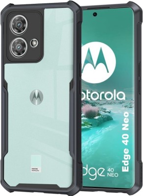 HANIX Front & Back Case for MOTOROLA Edge 40 Neo, Moto Edge 40 Neo High Quality Back Cover(Black, Shock Proof, Pack of: 1)