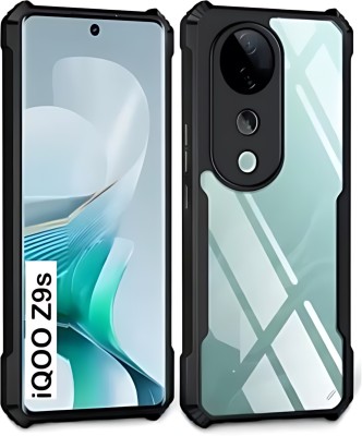 Monogamy Front & Back Case for Vivo V40e 5G, iQOO Z9s 5G(Black, Transparent, Flexible, Pack of: 1)