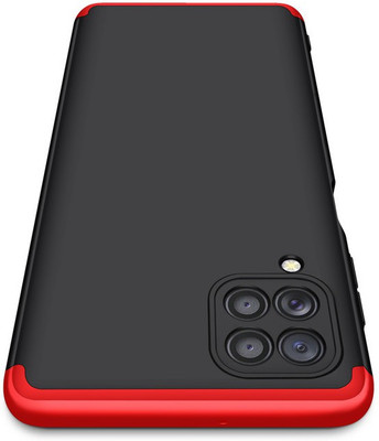 MOBIRUSH Front & Back Case for Samsung Galaxy A22 4G(Red, Camera Bump Protector, Pack of: 1)