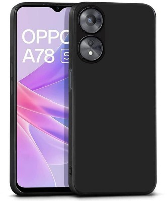 Stunny Front & Back Case for OPPO A78 5G(Black, Dual Protection, Pack of: 1)