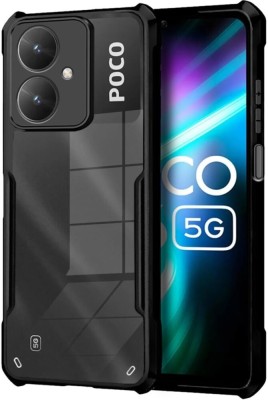 HANIX Front & Back Case for Poco M6 5G High Quality Back Cover(Black, Shock Proof, Pack of: 1)