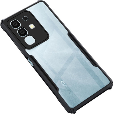 Sciforce Back Cover for Vivo Y31 Pro 5G, vivo T4x 5G, IQOO Z10X 5G, (ipk)8(Black, Transparent, Grip Case, Pack of: 1)