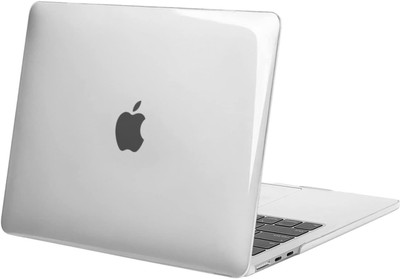 Saco Front & Back Case for 2024 2023 2022 MacBook Air 13.6 Inch M3 A3113 M2 A2681 with Touch ID(Transparent, Hard Case, Pack of: 1)