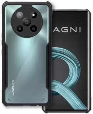 Monogamy Front & Back Case for Lava Agni 2 5G(Black, Grip Case, Pack of: 1)