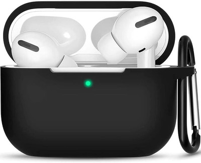 SSE Screen Guard for APPLE Airpods Pro 2nd Generation 2022, Black Case With Clip | [NO BLUETOOTH Only Cover](Pack of 2)