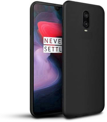 FONECASE Front & Back Case for OnePlus 6T(Black, Camera Bump Protector, Pack of: 1)