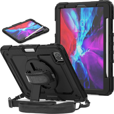DuraSafe Cases Back Cover for Apple iPad Pro 11 inch(Black, Rugged Armor, Pack of: 1)