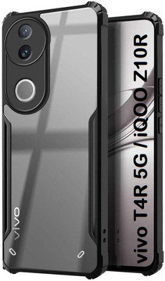 Aaralhub Front & Back Case for Vivo T4R 5G(Black, Shock Proof, Pack of: 1)