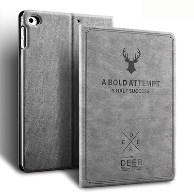 Caseelo Front & Back Case for Apple iPad 4th 2020 / 5th 2022 Gen 10.9 inch Tri-Fold [ Hard Back ] Cover(Grey, Dual Protection, Silicon, Pack of: 1)