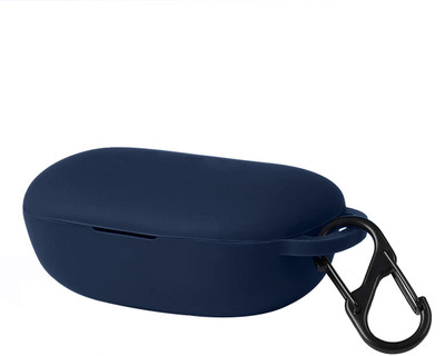 KANSOL Silicone Velcro Earbuds Case For Anker Soundcore Life P2(Blue)