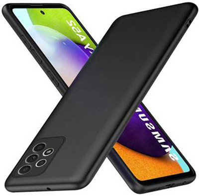 WAREVA Front & Back Case for SAMSUNG A52(Black, Dual Protection, Pack of: 1)