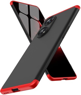 Celltown Front & Back Case for Oppo Reno 8T (5G) (Red,Black)(Red, Black, Camera Bump Protector)