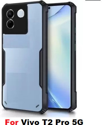 Hydbest Front & Back Case for vivo T2 Pro 5G(Transparent, Shock Proof, Pack of: 1)