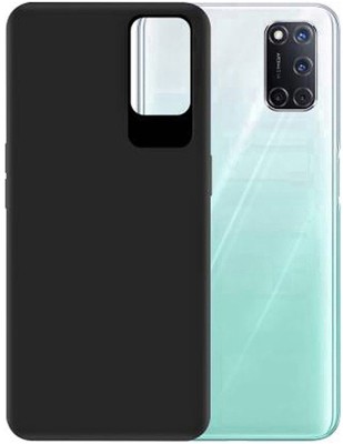Stunny Front & Back Case for OPPO A52(Black, Band, Silicon, Pack of: 1)