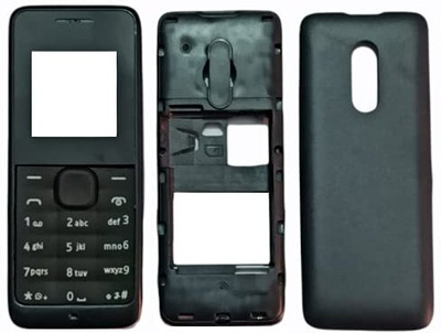 imbi Nokia 105 2013 Single Sim Model Front Back and Middle Body With Keypad Full Panel(Black)