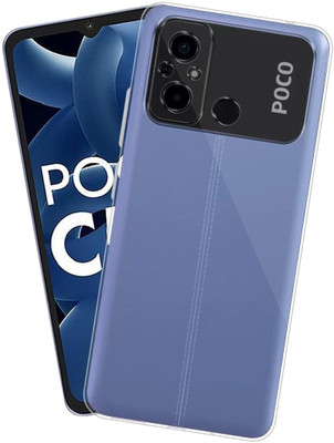 Cell Mobile Front & Back Case for POCO C55(Transparent, White, Grip Case, Pack of: 1)