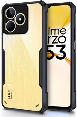 DOTCASE Back Cover for Realme Narzo N53, Realme C53(Transparent, Grip Case, Pack of: 1)