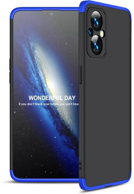 Carrywrap Front & Back Case for Oppo F21 Pro 5G(Black, Dual Protection, Pack of: 1)