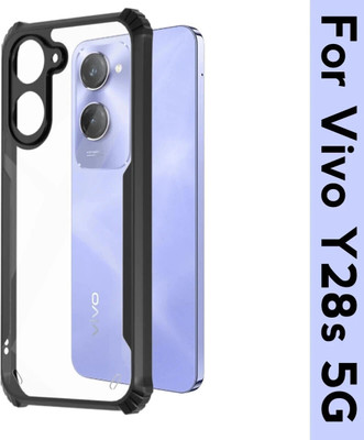 Mezokart.com Front & Back Case for vivo Y28s 5G, vivo T3 Lite 5G, IQOO Z9 Lite 5G(Transparent, Camera Bump Protector, Pack of: 1)