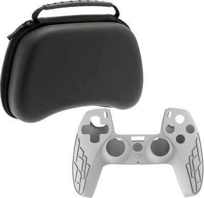 OIVO INDIA Front & Back Case for PS5, PS4, Xbox One, Xbox 360, Xbox X, Xbox Series S, Nintendo Switch Pro Controller, Other Controllers(Black, White, Hard Case, Pack of: 2)