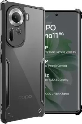 filbay Front & Back Case for Oppo Reno 11 5G(Black, Shock Proof, Pack of: 1)