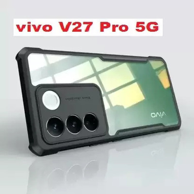 KGL KING Pouch for Vivo V27 Pro 5G(Transparent, Camera Bump Protector, Pack of: 1)