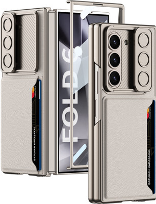 Tommcase Front & Back Case for Samsung Galaxy Z Fold 6 5g(Gold, Matte Finish, Pack of: 1)