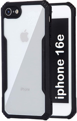 Aaralhub Front & Back Case for Apple iPhone 16e(Black, Camera Bump Protector, Pack of: 1)