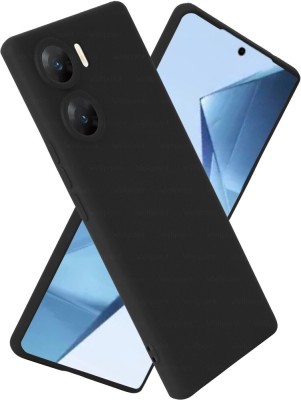 Hydbest Back Cover for Vivo V29E 5G(Black, Matte Finish, Silicon, Pack of: 1)