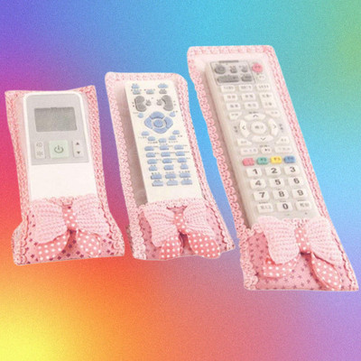 BZILO Pouch for Remote cover(Pink, Pack of: 3)