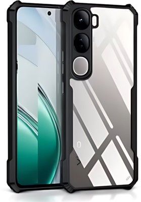 Chemforce Front & Back Case for Vivo Y29 5G, Vivo Y19S(Transparent, Black, Flexible, Pack of: 1)