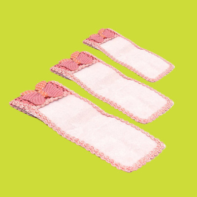 BZILO Pouch for Remote cover(White, Pink, Pack of: 3)