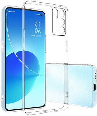 Phone Back Cover Front & Back Case for OPPO Reno6 5G(Transparent, White, Grip Case, Pack of: 1)